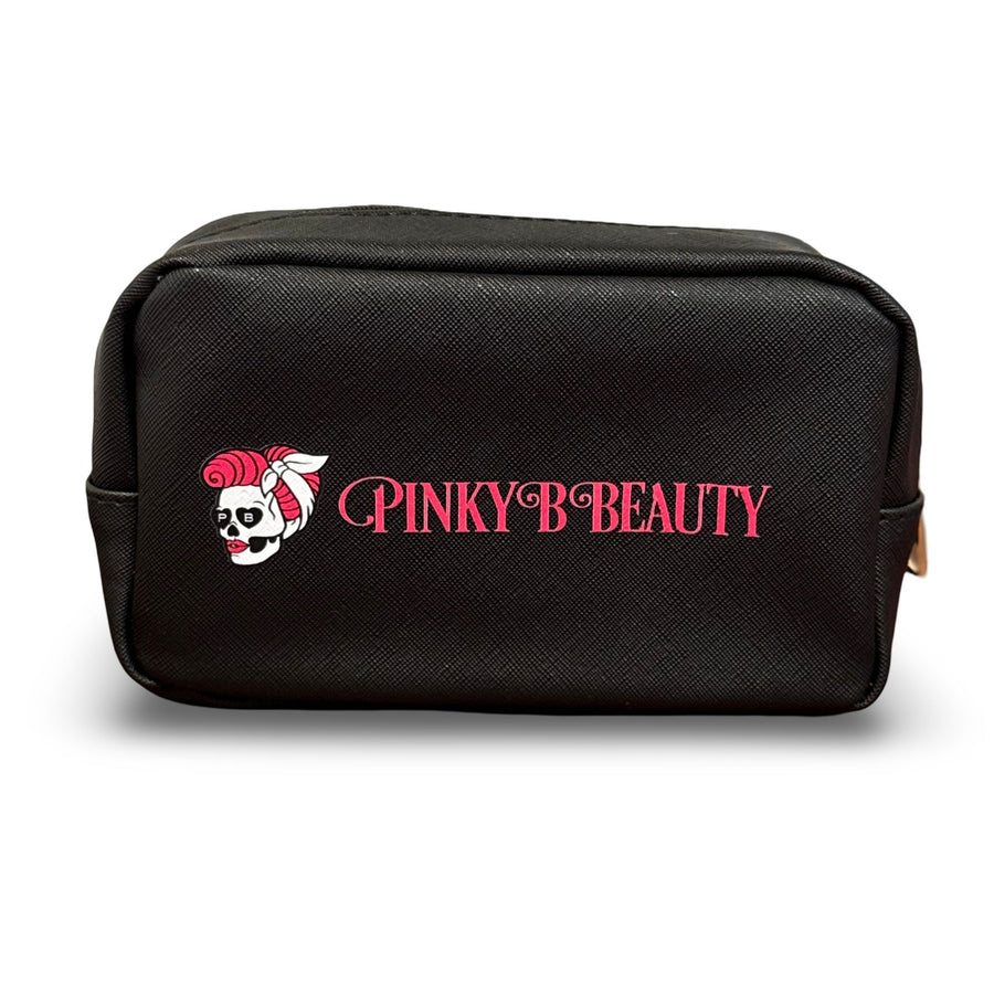 Mini Black Pinky B Beauty Makeup Bag