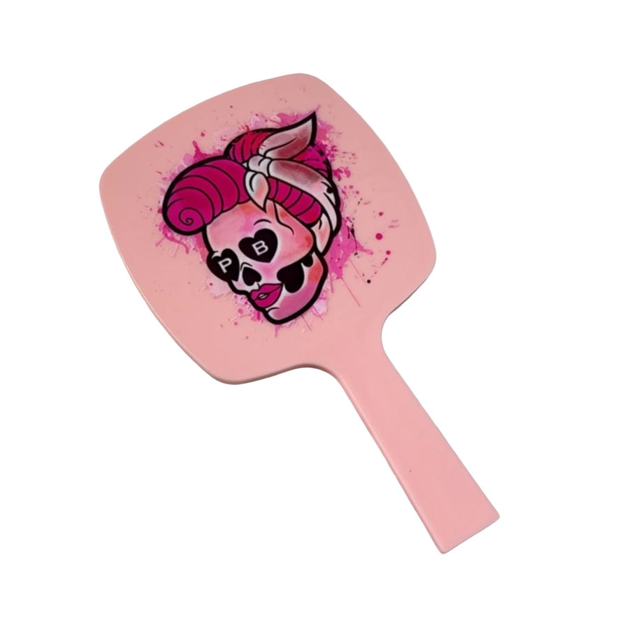 Pink Skull Mirror